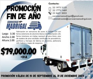 Promoción en Carrocerias Secas